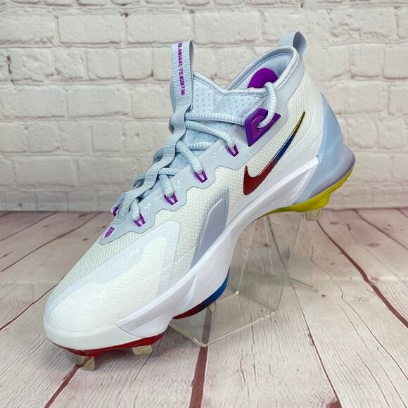 Nike Force Zoom Trout 9 Elite Metal Baseball Cleats Mens Size 7 (FV4575-106) - Picture 4 of 11